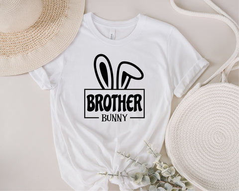 Brother Bunny svg, Easter svg, Easter svg Files, Easter svg Kids, Easter svg Boys, Easter svg Files for Cricut, Easter Sublimation png, dxf SVG Fauz 