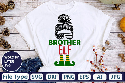 Brother Elf SVG Cut File SVG DesignPlante 503 