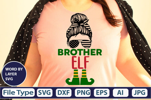 Brother Elf SVG Cut File SVG DesignPlante 503 