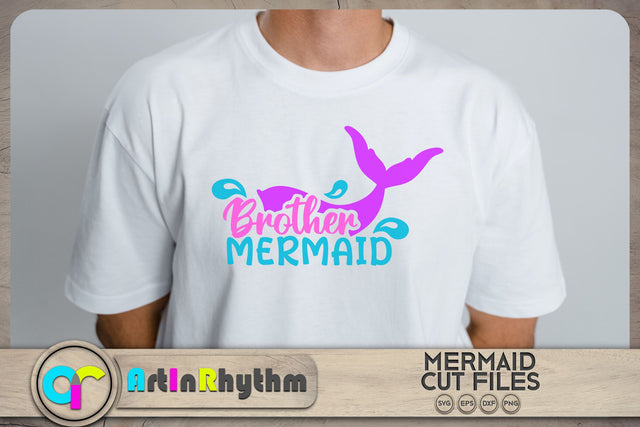 Brother mermaid SVG / Family mermaid SVG SVG Artinrhythm shop 