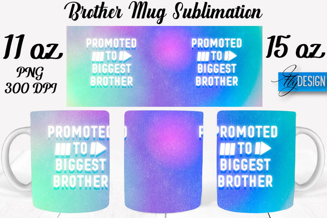 Brother Mug Sublimation | Coffee 11 Oz | 15 Oz Mug Sublimation Sublimation Fly Design 