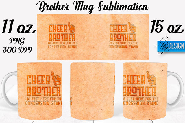 Brother Mug Sublimation | Coffee 11 Oz | 15 Oz Mug Sublimation Sublimation Fly Design 