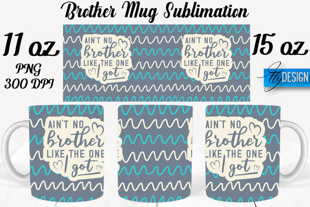 Brother Mug Sublimation | Coffee 11 Oz | 15 Oz Mug Sublimation Sublimation Fly Design 