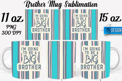 Brother Mug Sublimation | Coffee 11 Oz | 15 Oz Mug Sublimation Sublimation Fly Design 