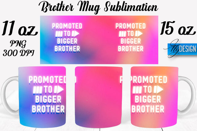 Brother Mug Sublimation | Coffee 11 Oz | 15 Oz Mug Sublimation Sublimation Fly Design 