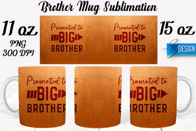 Brother Mug Sublimation | Coffee 11 Oz | 15 Oz Mug Sublimation Sublimation Fly Design 