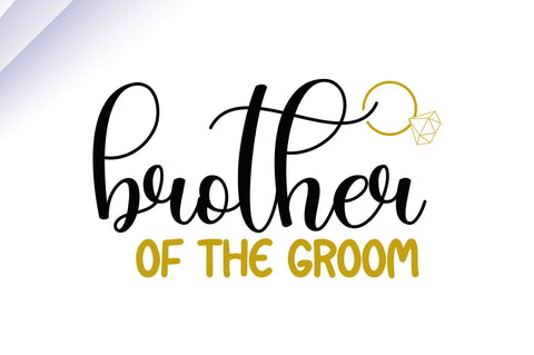 Brother of the groom SVG SVG Regulrcrative 