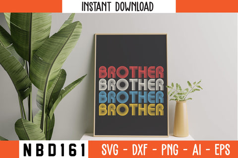 BROTHER Retro Design SVG Nbd161 