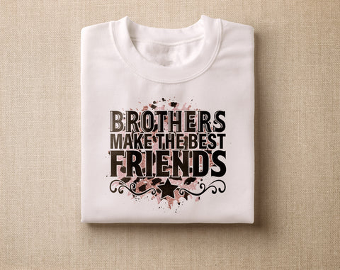 Brother Sublimation Designs Bundle, 6 Brother Quotes PNG Files, Brother Shirt PNG, Because I Have A Brother I'll Always Have A Friend PNG, Best Brother Ever PNG Sublimation HappyDesignStudio 