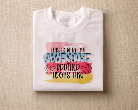 Brother Sublimation Designs Bundle, 6 Brother Quotes PNG Files, Brother Shirt PNG, Because I Have A Brother I'll Always Have A Friend PNG, Best Brother Ever PNG Sublimation HappyDesignStudio 