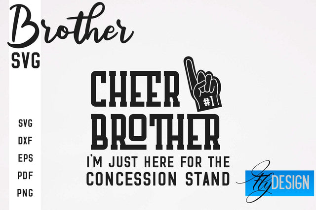 Brother SVG | Brother Quotes Design | Family SVG SVG Fly Design 
