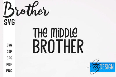 Brother SVG | Brother Quotes Design | Family SVG SVG Fly Design 