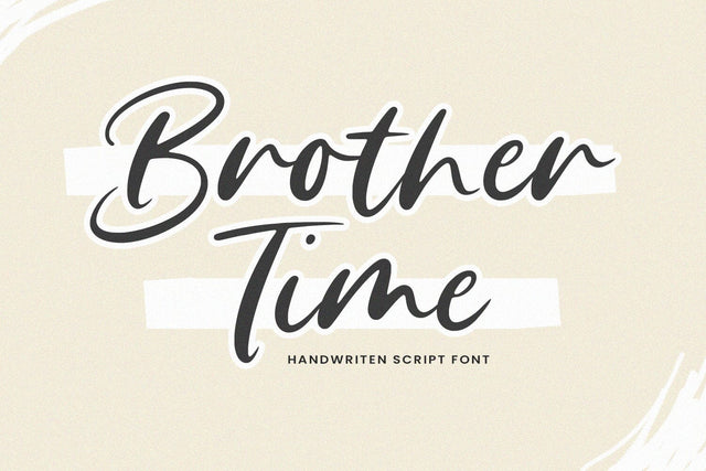 Brother Time SVG Timur type 