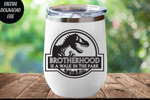 Brotherhood is a walk in the park svg, Brotherhood t shirt, Brotherhood cricut, gift for brother svg, cousin svg, Jurassic park svg SVG Isabella Machell 
