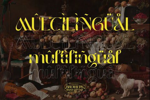 Brothers | DISPLAY TYPEFACE Font studioalmeera 