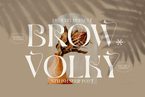 BROW VOLKY Typeface Font Storytype Studio 