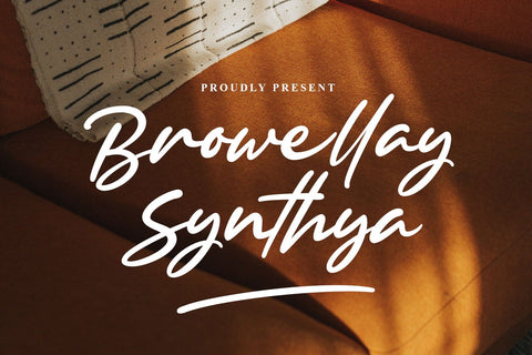Browellay Synthya - Signature Font Arterfak Project 