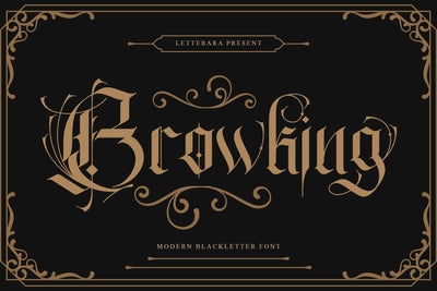 Browking Font Letterara 