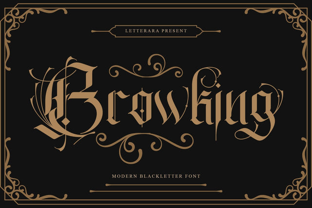 Browking Font Letterara 