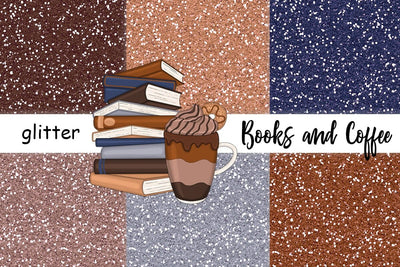 Brown Glitter Background | Blue Glitter Texture Digital Pattern GlamArtZhanna 