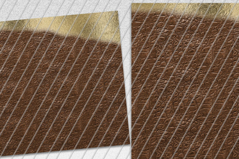 Brown Leather and Gold Foil 20oz Skinny Tumbler Sublimation Sublimation Marlene Campos 