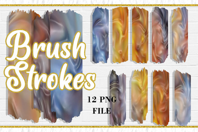 Brown plastic texture Brush Strokes, PNG Sublimation Design Sublimation artnoy 