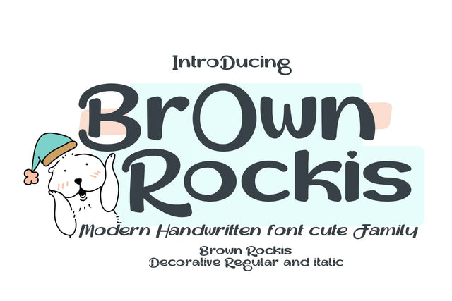 Brown Rockis Font JH-CreativeFont 