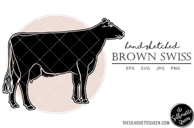 Brown Swiss Sketch Vector SVG Loveleen Kaur 