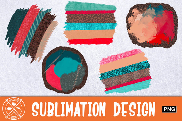 Brown Teal and cheetah sublimation Sublimation Last Frontier Design Co. 