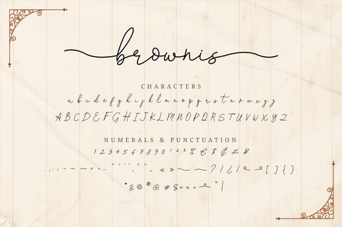 Brownis - Tail Font Font Ibey Design 