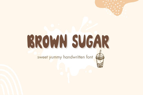 BrownSugar - Cute Handwritten Font Font ChiraaDesign 