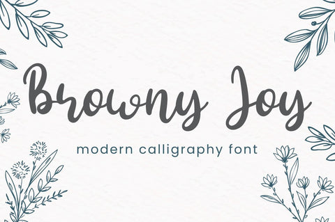 Browny Joy Font Attype studio 
