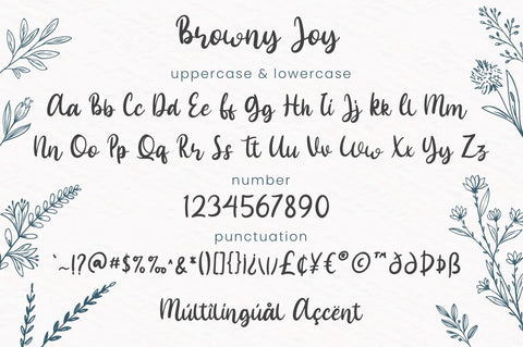 Browny Joy Font Attype studio 