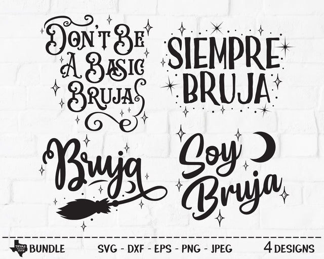 Bruja Halloween Bundle | Halloween SVG SVG Texas Southern Cuts 