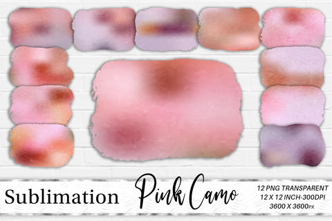 Brush splash sublimation background, bundle clipart, splash png, camouflage pink Sublimation artnoy 