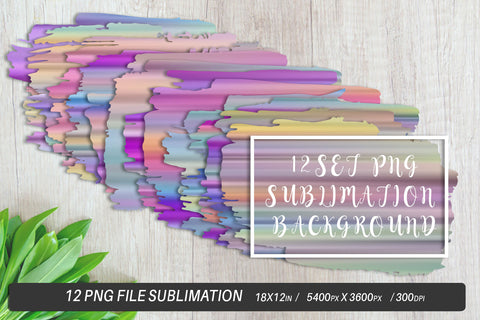 Brush splash sublimation background, bundle clipart, splash png, colorful Sublimation artnoy 