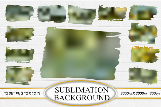 Brush splash sublimation background, bundle clipart, splash png, gradient color Sublimation artnoy 