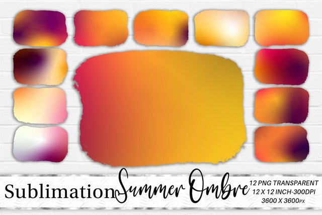 Brush splash sublimation background, bundle clipart, splash png, summer color Sublimation artnoy 