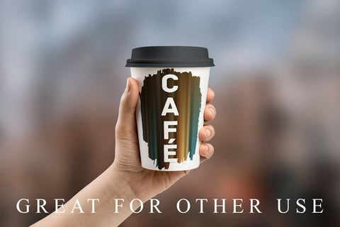 Brush splash sublimation background, bundle clipart, splash png, turquoise - brown SVG artnoy 