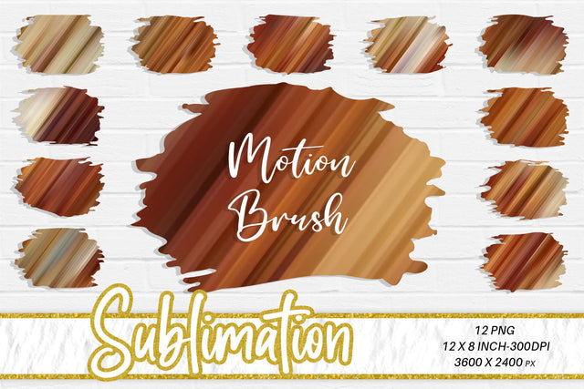 Brush splash sublimation background, bundle splash clipart, splash png, motion brown color Sublimation artnoy 