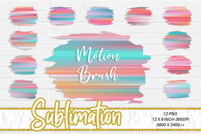 Brush splash sublimation background, bundle splash clipart, splash png, motion pastel color Sublimation artnoy 