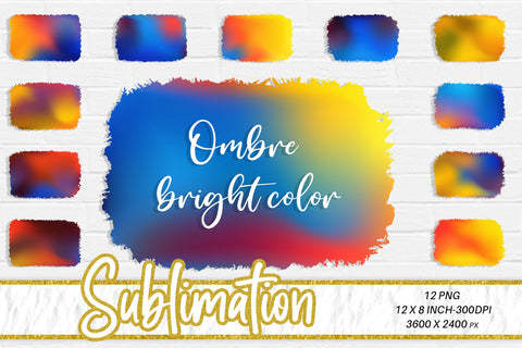 Brush splash sublimation background, bundle splash clipart, splash png, ombre background Sublimation artnoy 
