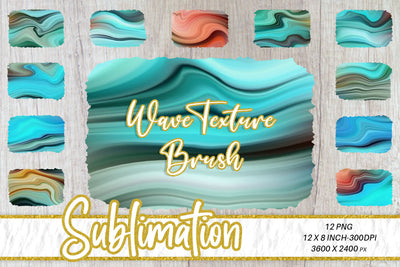 Brush splash sublimation background, splash bundle clipart, splash png, blue wave background Sublimation artnoy 