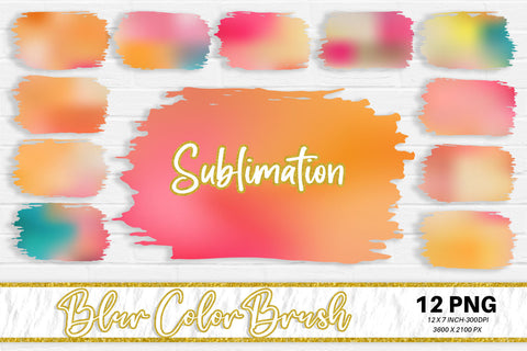 Brush splash sublimation background, splash bundle clipart, splash png, blur color , orange Sublimation artnoy 