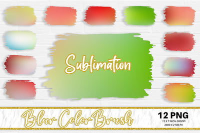 Brush splash sublimation background, splash bundle clipart, splash png, blur color Sublimation artnoy 
