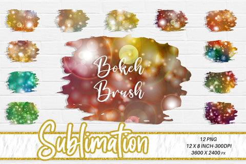 Brush splash sublimation background, Splash bundle clipart, splash png, bokeh background Sublimation artnoy 