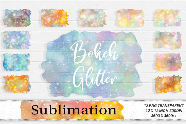 Brush splash sublimation background, Splash bundle clipart, Splash png, bokeh glitter background Sublimation artnoy 