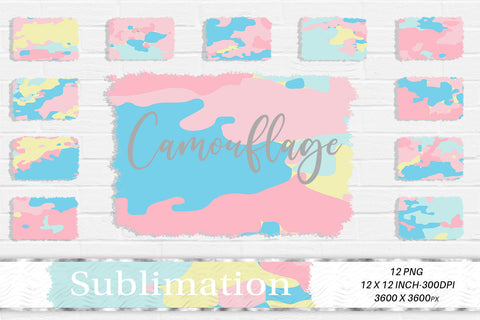 Brush splash sublimation background, splash bundle clipart, splash png, camouflage Sublimation artnoy 