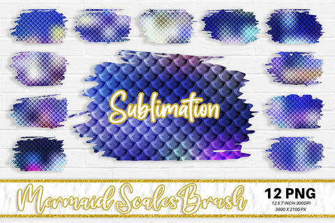 Brush splash sublimation background, splash bundle clipart, splash png, dark blue, mermaid scales Sublimation artnoy 