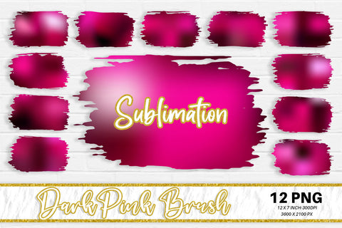 Brush splash sublimation background, splash bundle clipart, splash png, dark pink Sublimation artnoy 